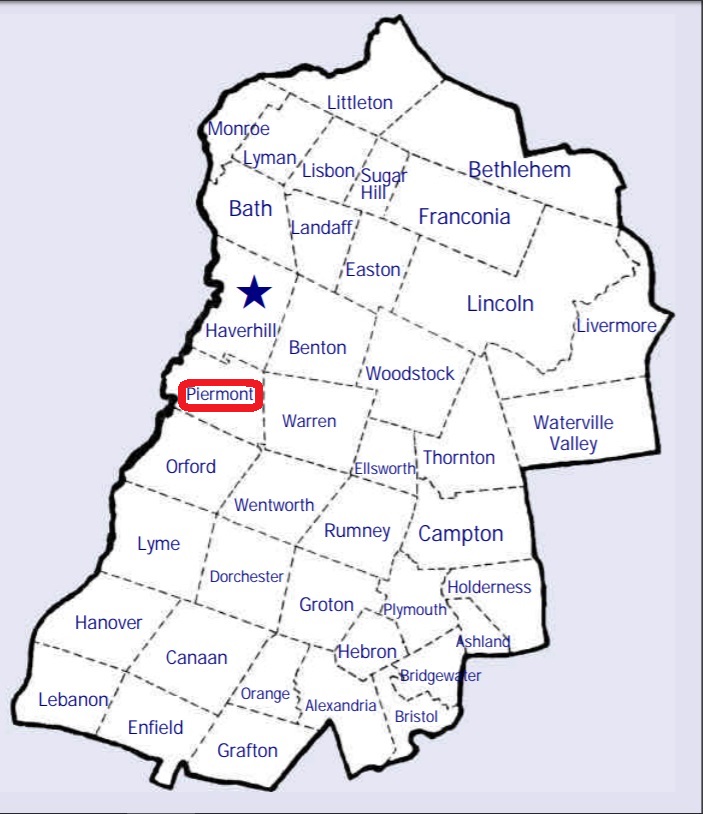 Map showing Piermont